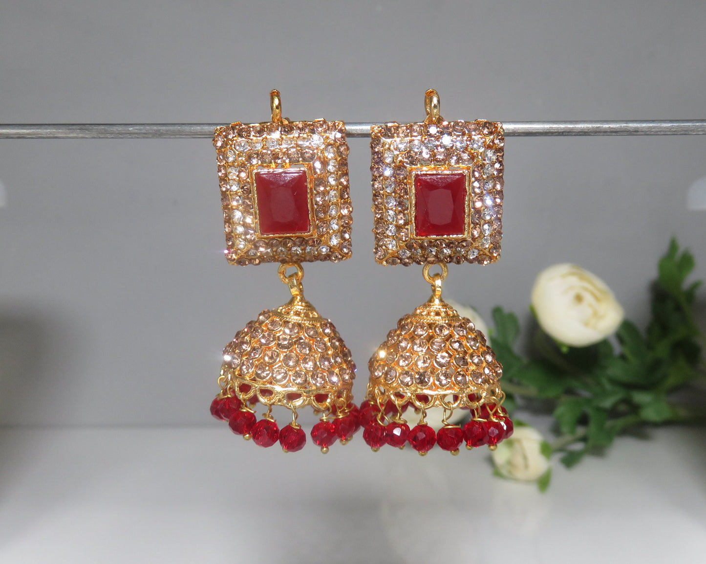 10 Party Pack - Square Jhumka Assorted